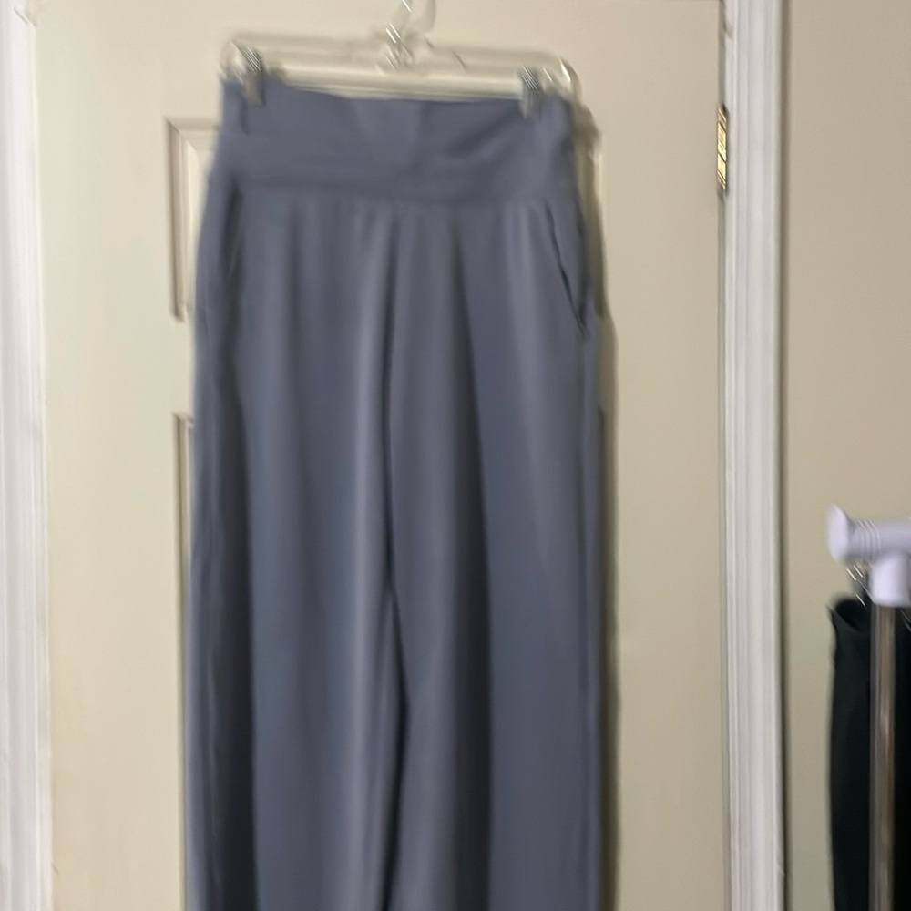 Soft blue Athleta pants